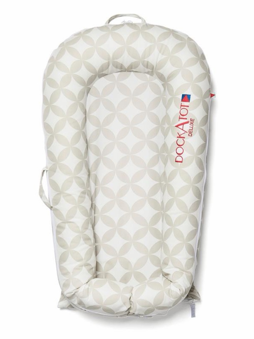 DockATot Deluxe in Sand Geometric -Lounger